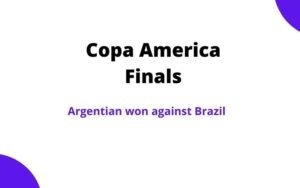 Read more about the article Copa America finals: Argentina won against Brazil with a 1-0 lead